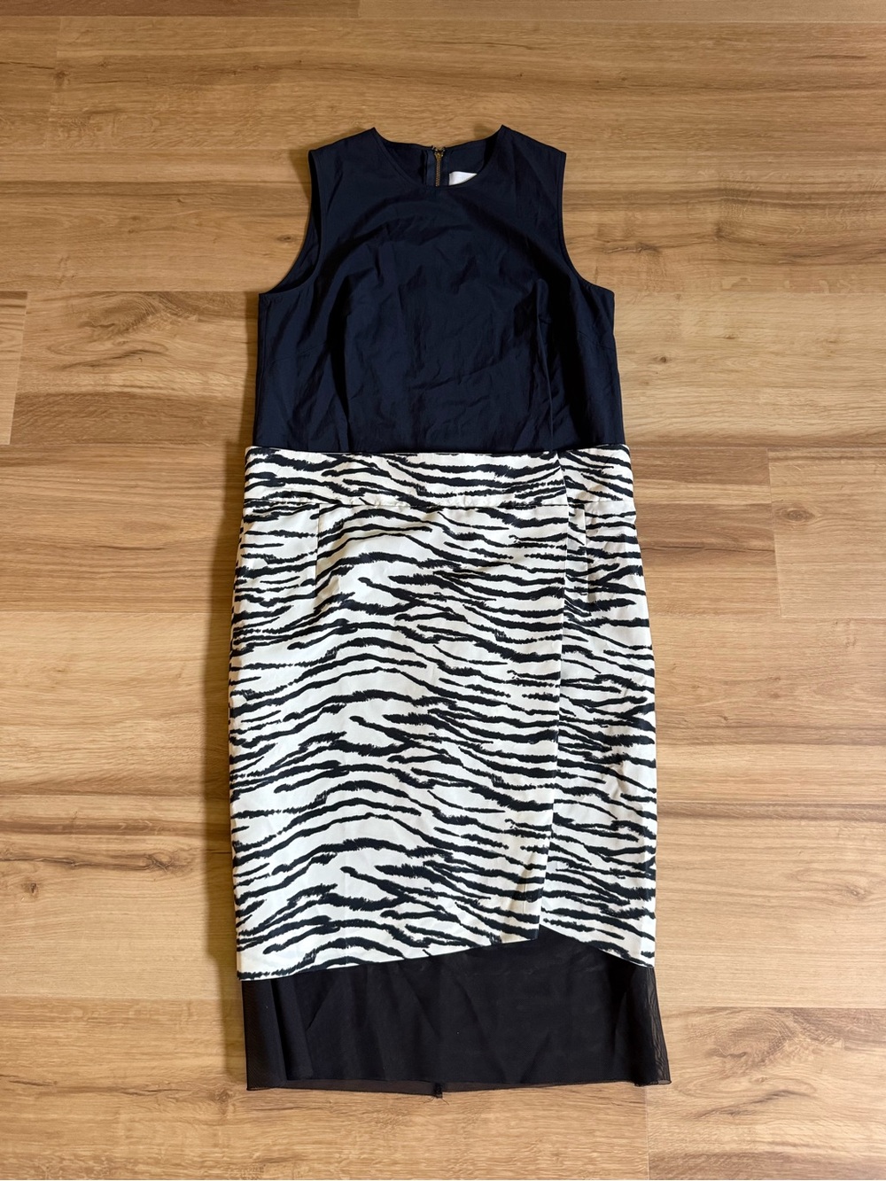 Toga Pulla Designer zebra dress Sz 8